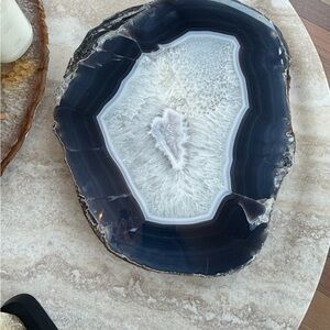 Agate Geode Slice Decor